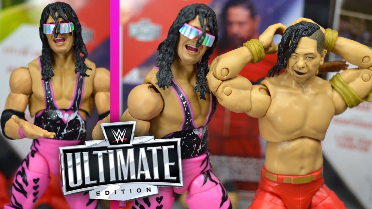 WWE ULTIMATE EDITION BRET HART & SHINSUKE NAKAMURA FIGURE REVIEW!