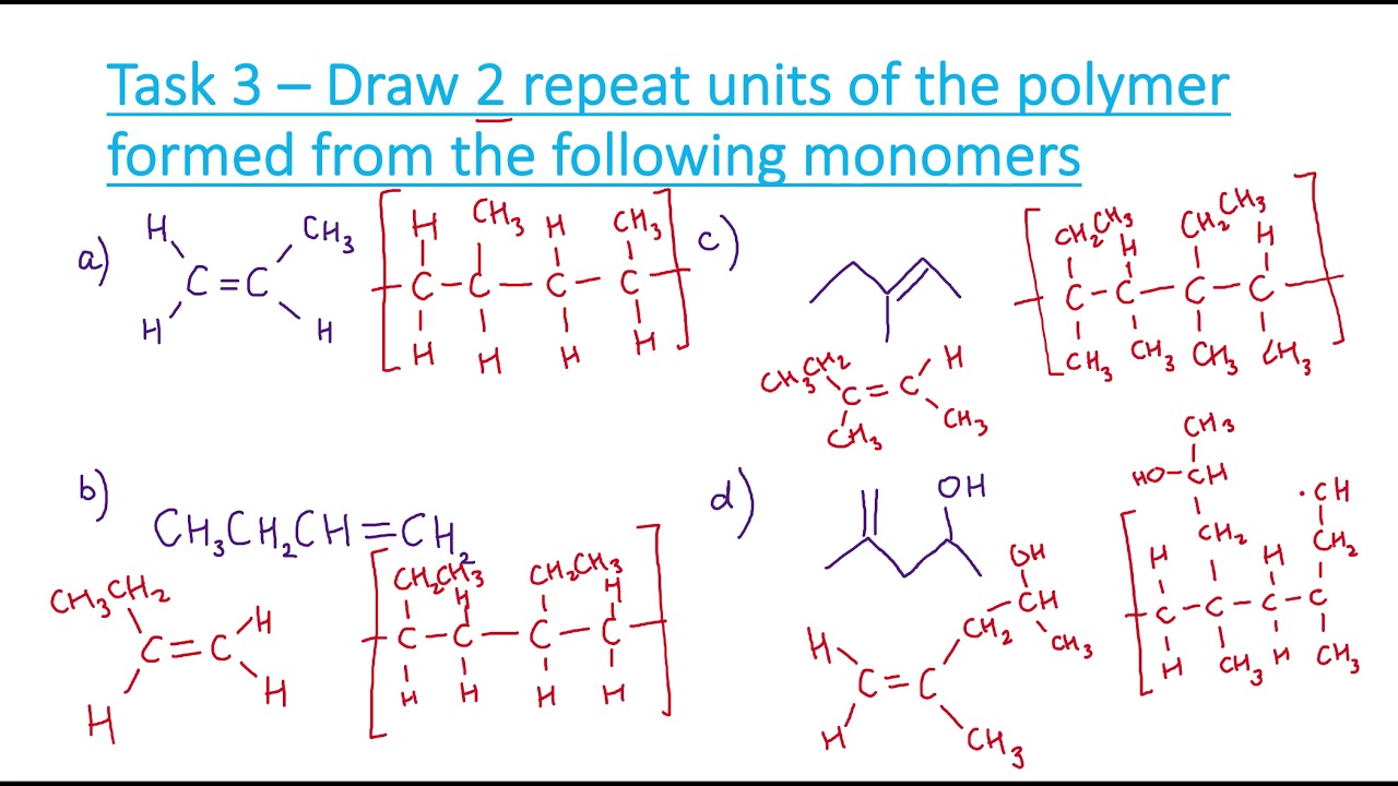 Polymers - worked examples