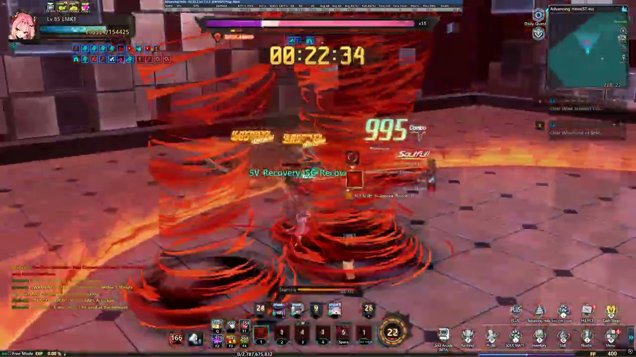 Soulworker Advancing Helix Floor 40 Chii +9 Red Wep no 15bd