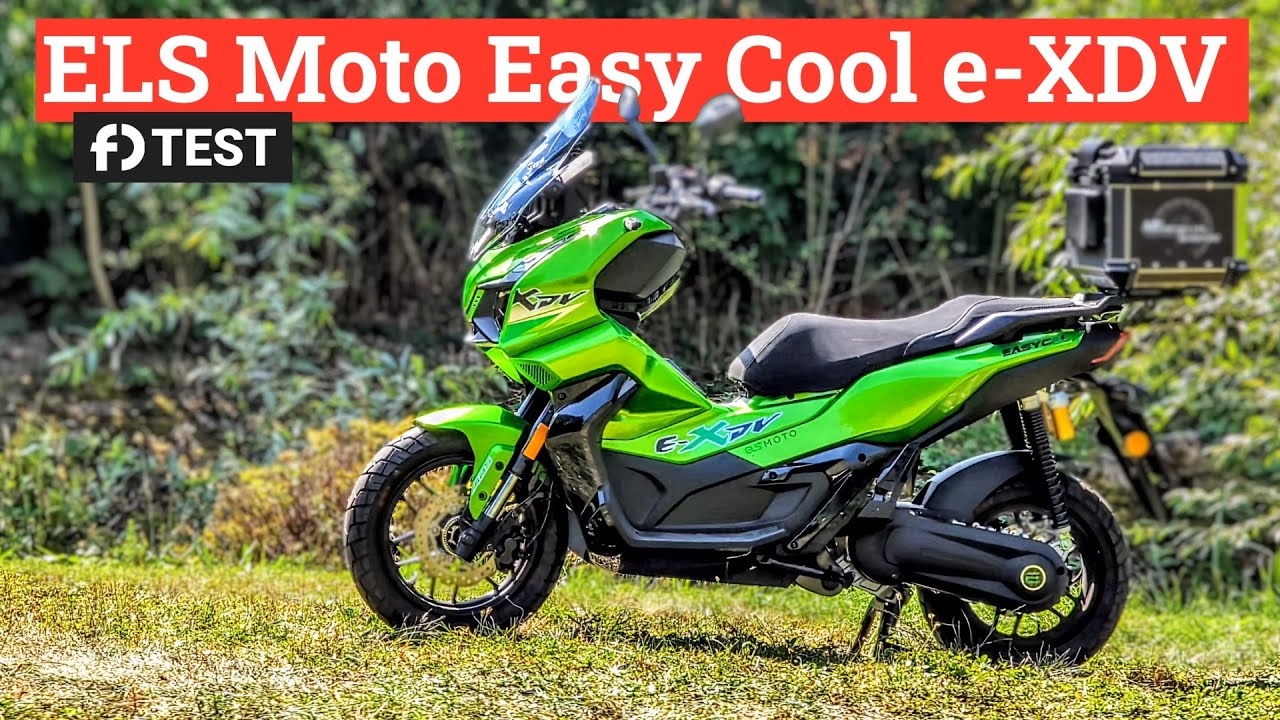 ELS Moto - Easy Cool e-XDV. Je tohle ten nejvíc hi-tech skútr na trhu?