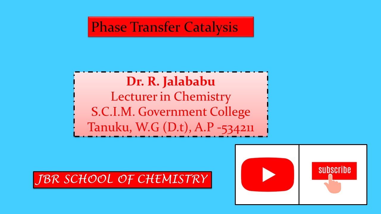 Phase transfer catalysis