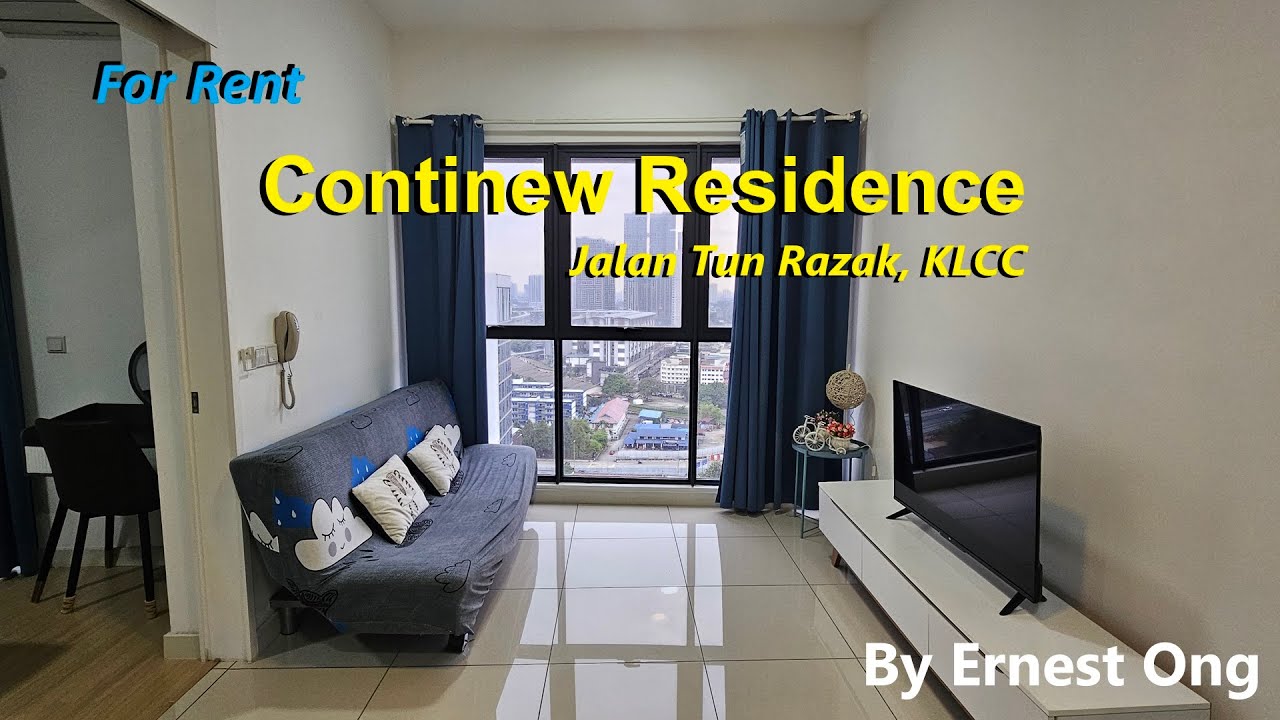 For RENT | ContiNew Residence 1 Bedroom 1 Bathroom Apartment (550 sqft) in Jalan Tun Razak, KLCC