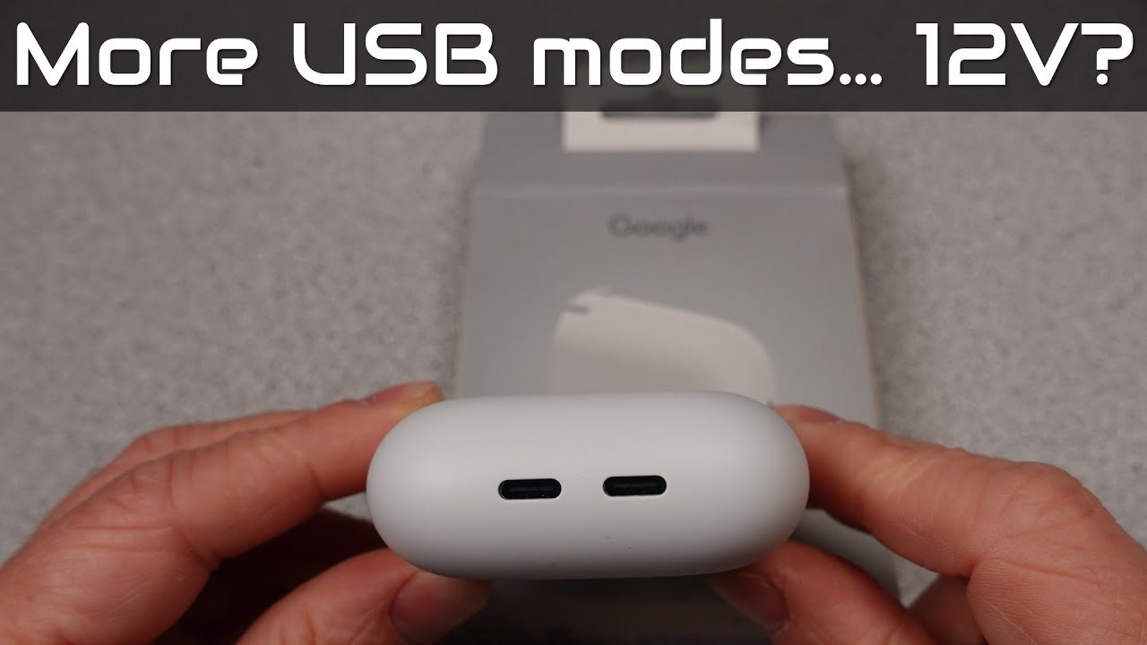 Обзор зарядного устройства Google 67W AVS и PPS USB с двумя портами C