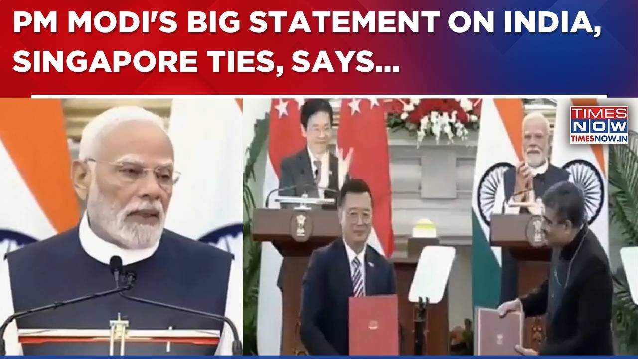 India, Singapore Sign MoUs On AI, Semiconductors; PM Modi Says 'Relations Go Far Beyond Diplomacy'