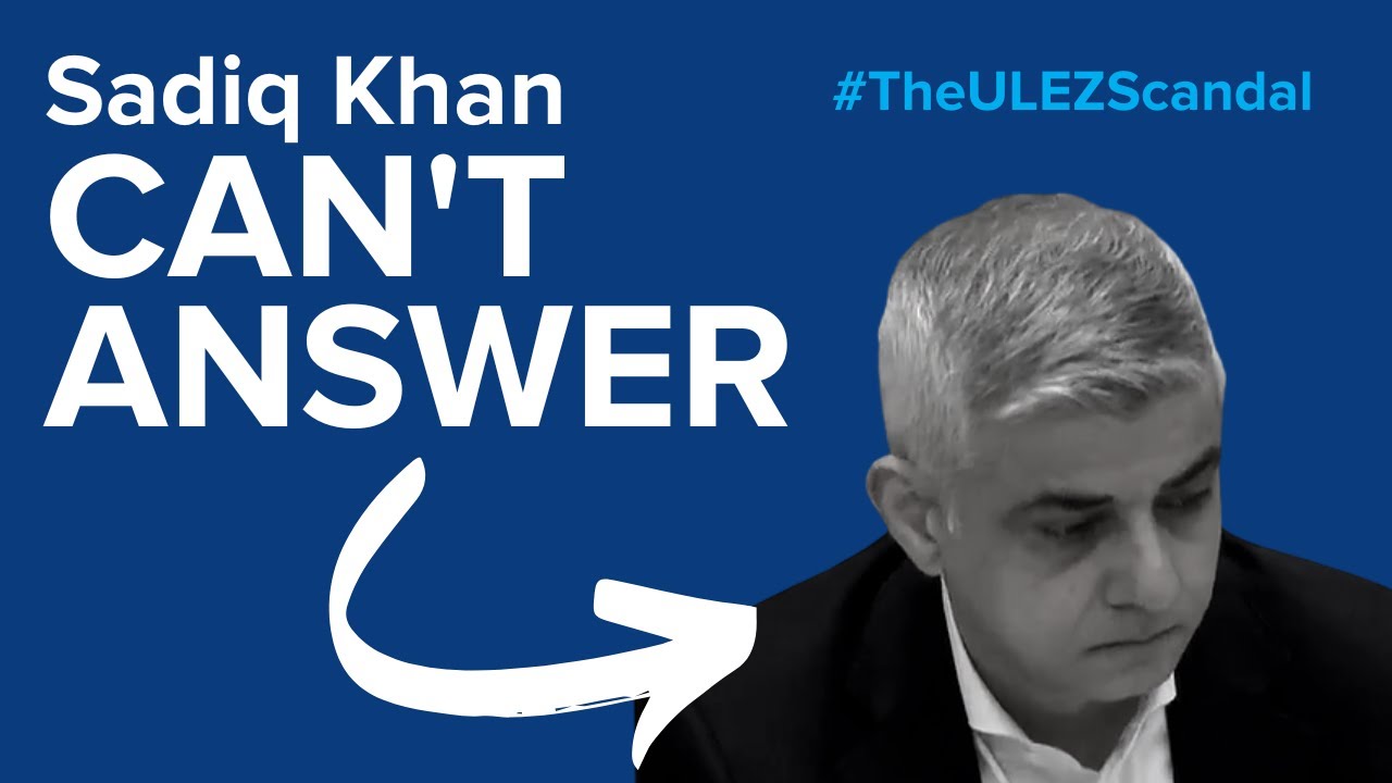 Sadiq Khan can't answer ULEZ questions - Mayor's Question Time