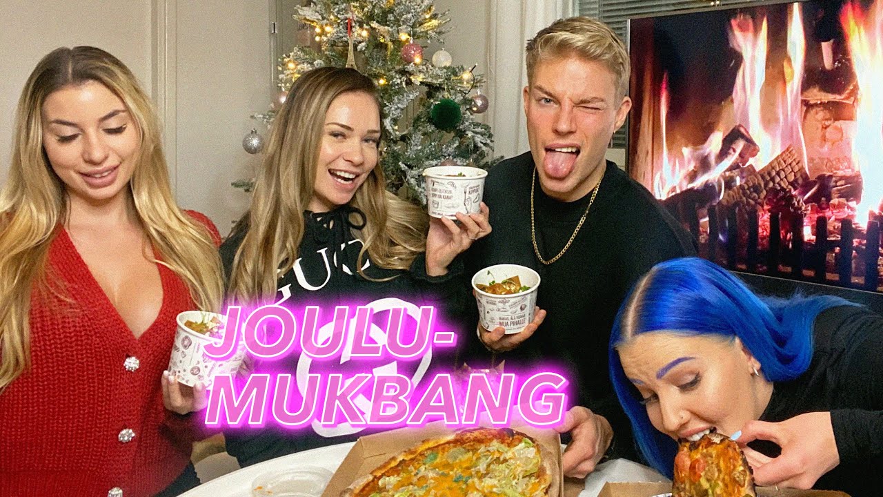 Mun ja Deryan tube-biiffi *joulu-mukbang*