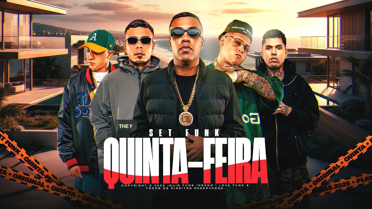 SET QUINTA-FEIRA - MC Cebezinho, MC Ryan SP, MC Tuto,MC Jo&atilde;ozinho VT (Playlist Funk 2025 Lan&ccedil;amento)