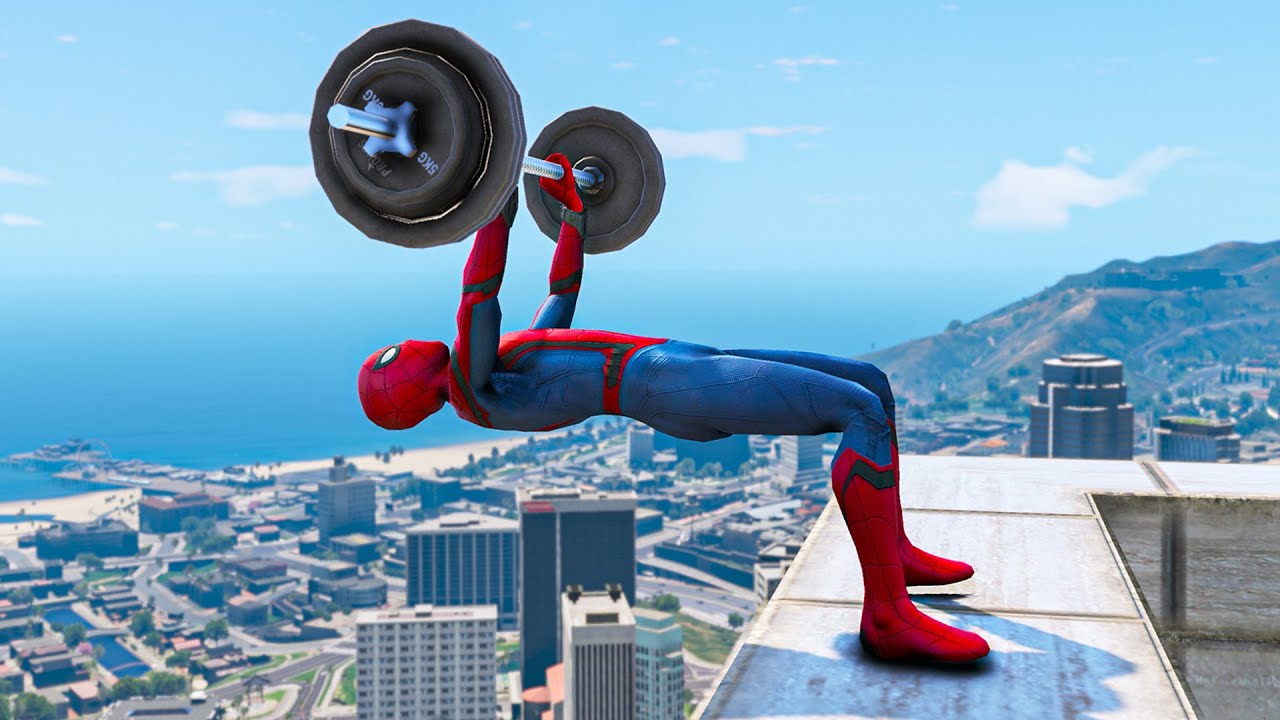 GTA 5 SPIDERMAN Ragdolls (Euphoria Physics Showcase) Ep 5