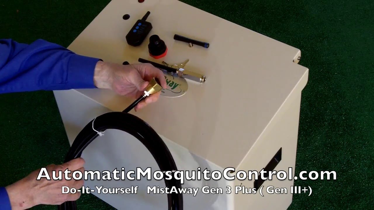 Do-it-yourself MistAway Mosquito Misting System, Gen 3 (Gen III+) - How-to instructions.