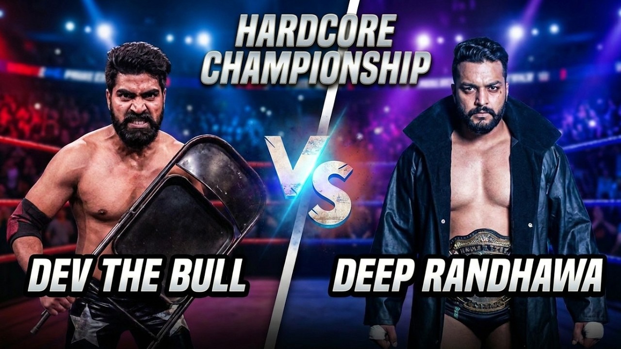 Hardcore Wrestling Championship Match  - Dev The Bull V/S Deep Randhawa