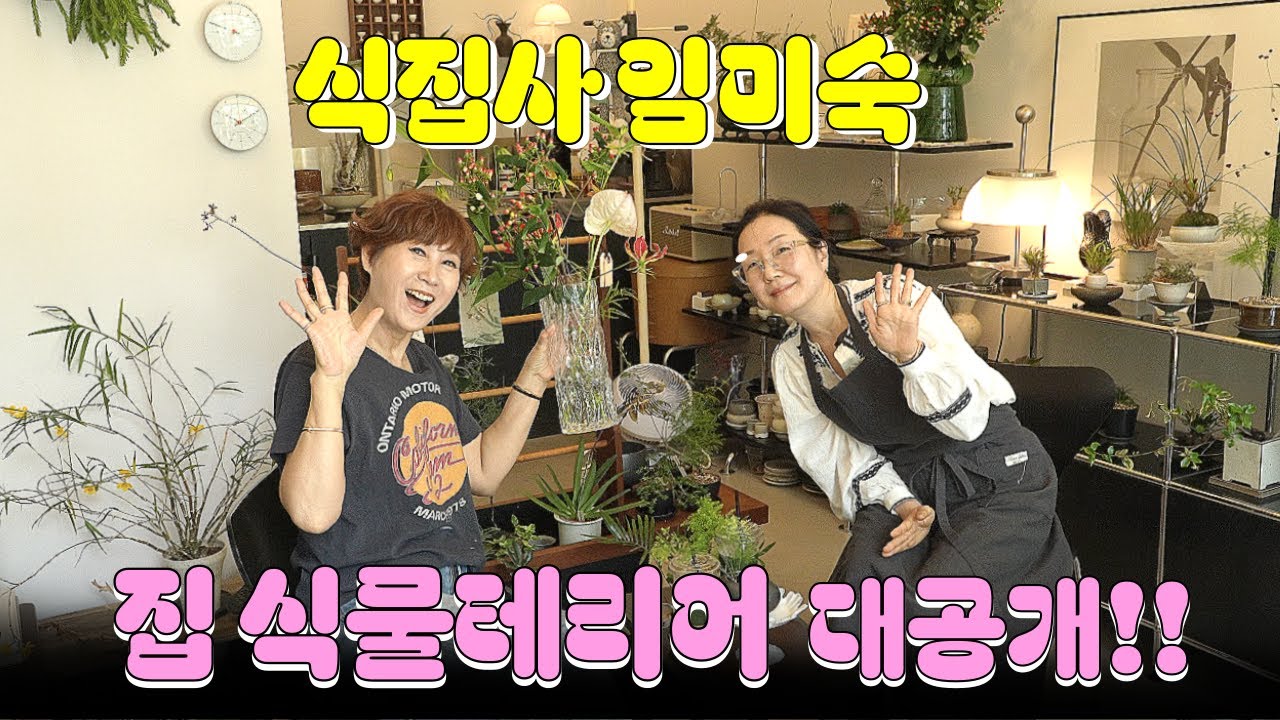 식집사 미숙언니 집 화초 인테리어와 단골 가게 공개!!