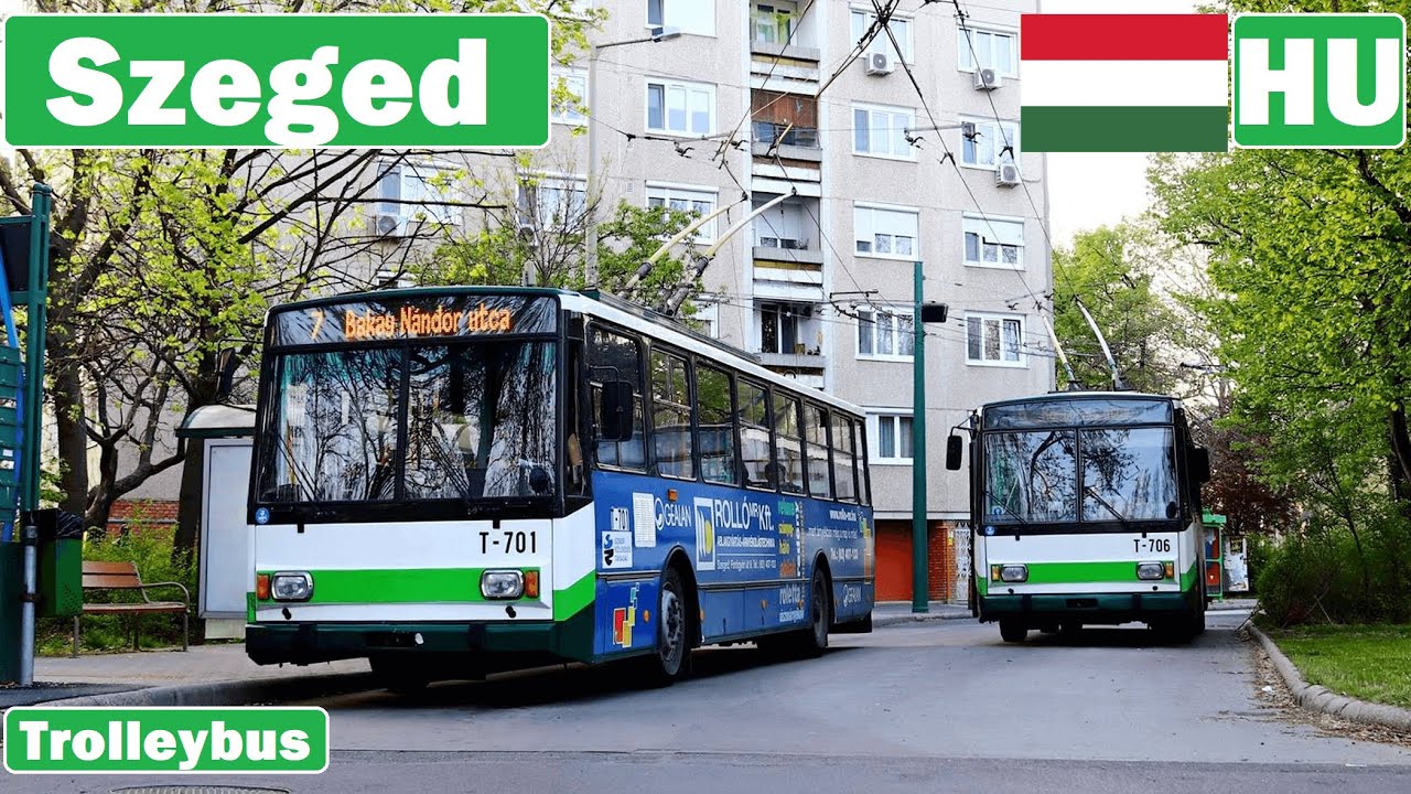 🇭🇺 SZEGED TROLLEYBUS | Trolibusz Szeged 2019