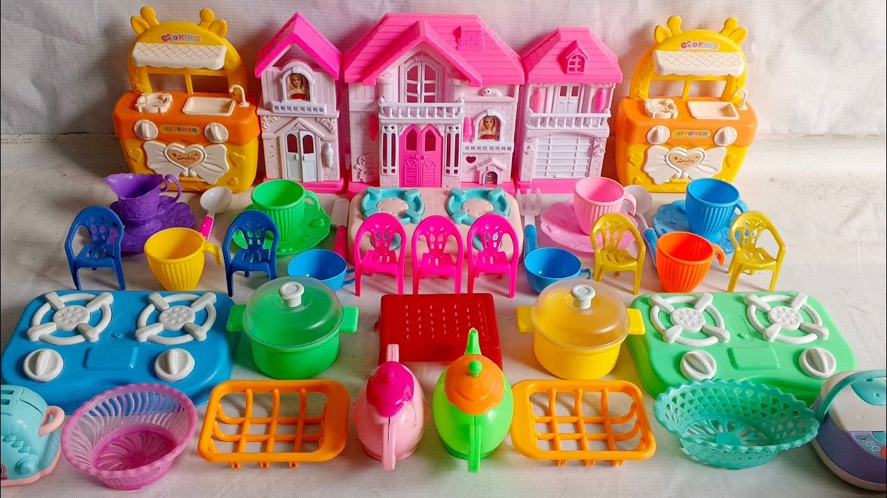 5 Minutes Satisfying with Unboxing Cute Pink Ice Cream, Hello Kitty Smart Refrigerator, Review Toys