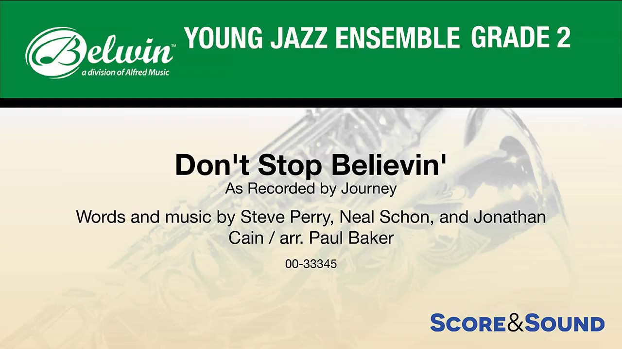 Don't Stop Believin', arr. Paul Baker – Score & Sound