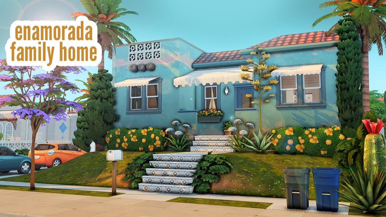 enamorada family home \\ The Sims 4 CC speed build