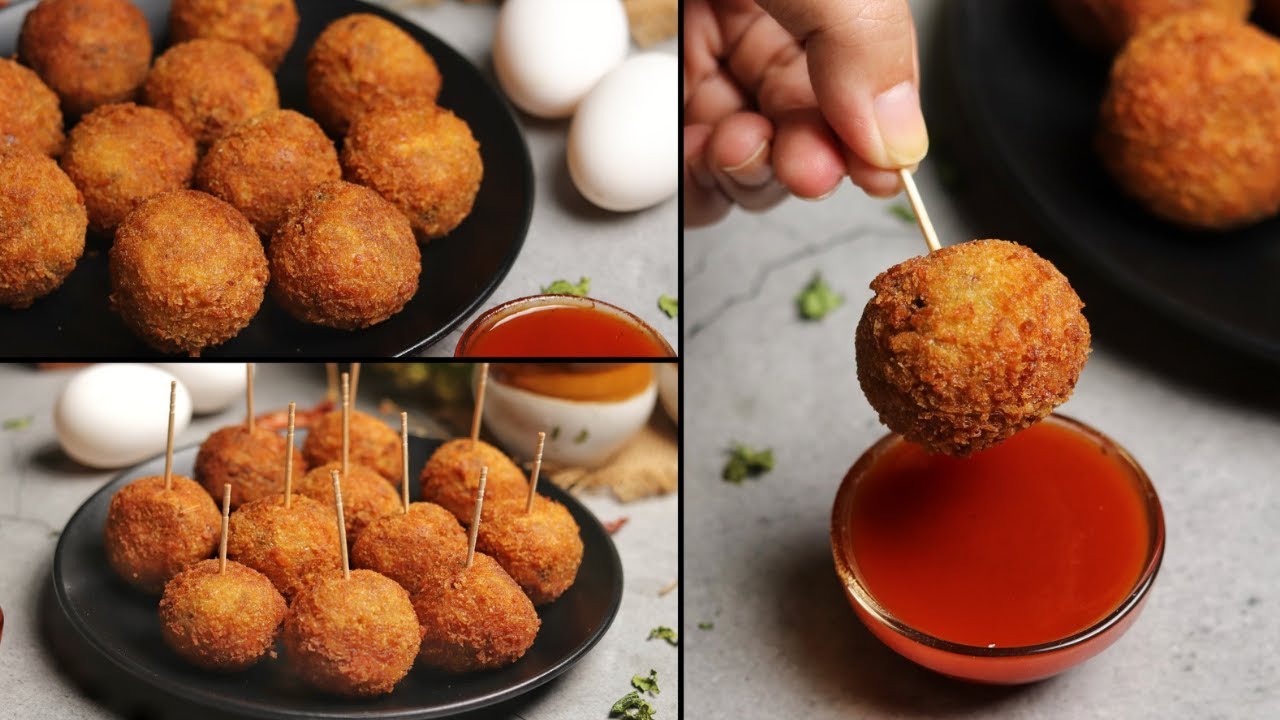 Chewy Egg Lollipop Recipe | Egg lollipop | Bengali snacks recipe