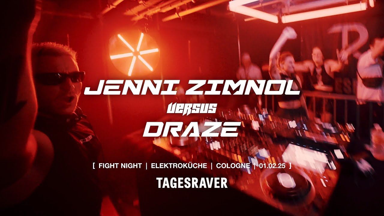 JENNI ZIMNOL ⚡VS⚡ DRAZE | HARDTECHNO BATTLE @ TAGESRAVER – FIGHT NIGHT [ ELEKTROKÜCHE – 01.02.25 ]