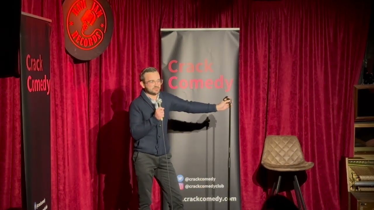 Grumpy comedian first ever live performance