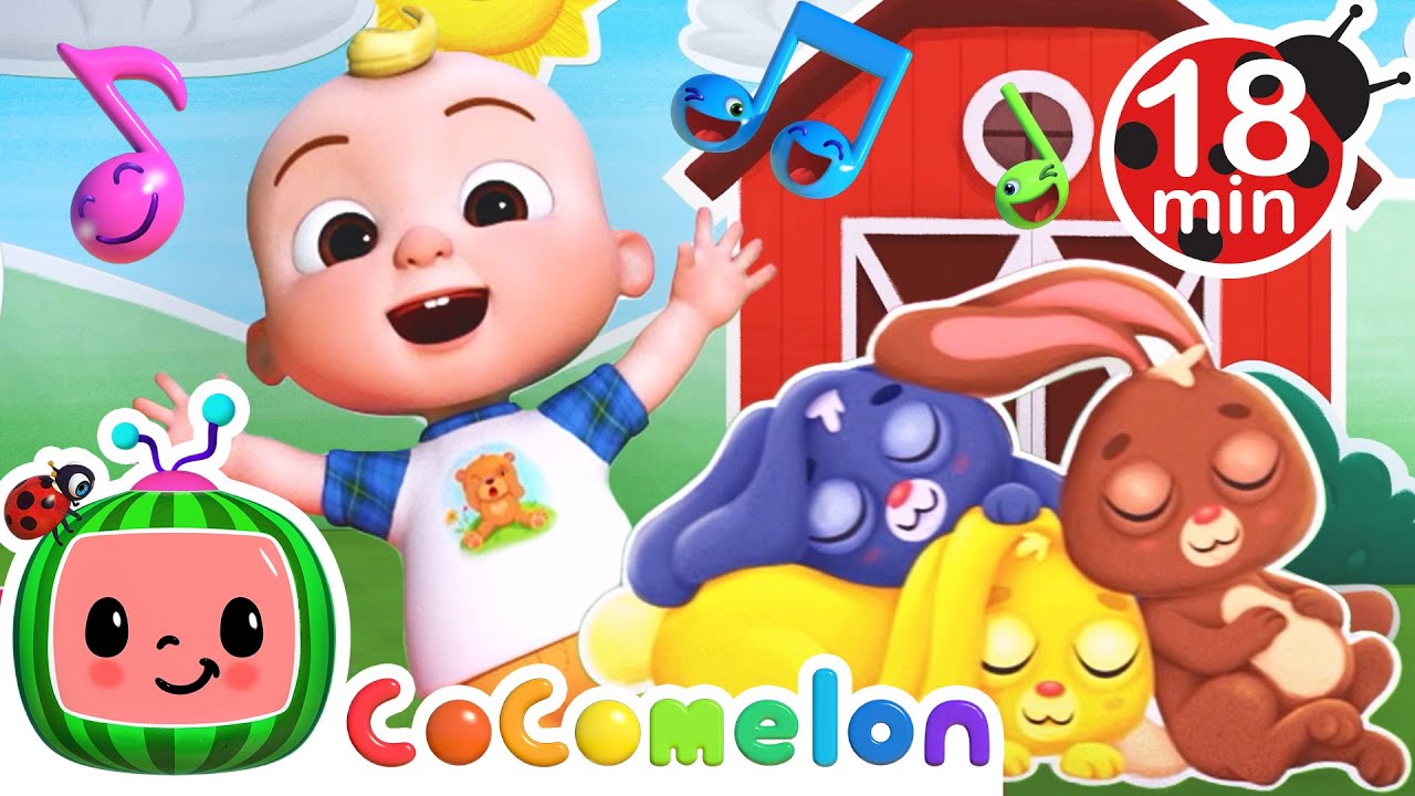 Hop, Little Bunnies, Hop, Hop, Hop! 🐰🎶 | Dance Party | Fun CoComelon Nursery Rhymes & Kids Songs