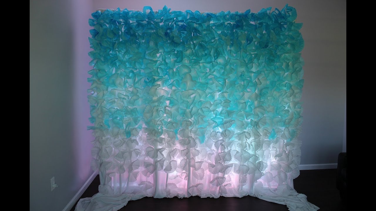 Coffee Filter Backdrop DIY