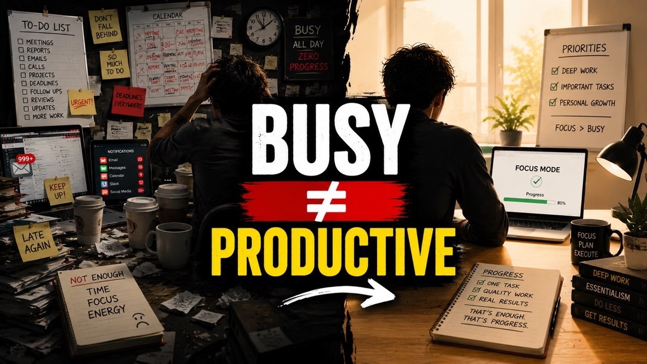 Why Being Busy Is Keeping You Stuck And What to Do Instead