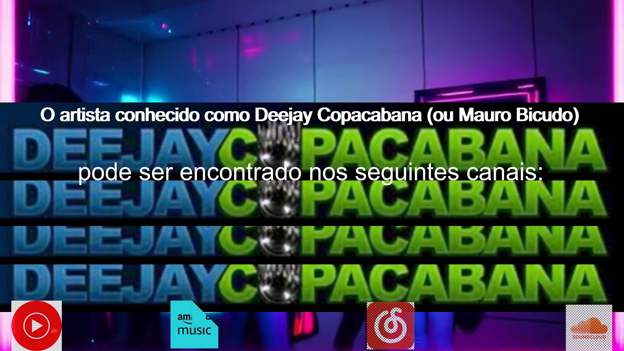 #Souvenirs Voyage produção musical Especial Deejay Copacabana Feat VJ Marcos Gandelini