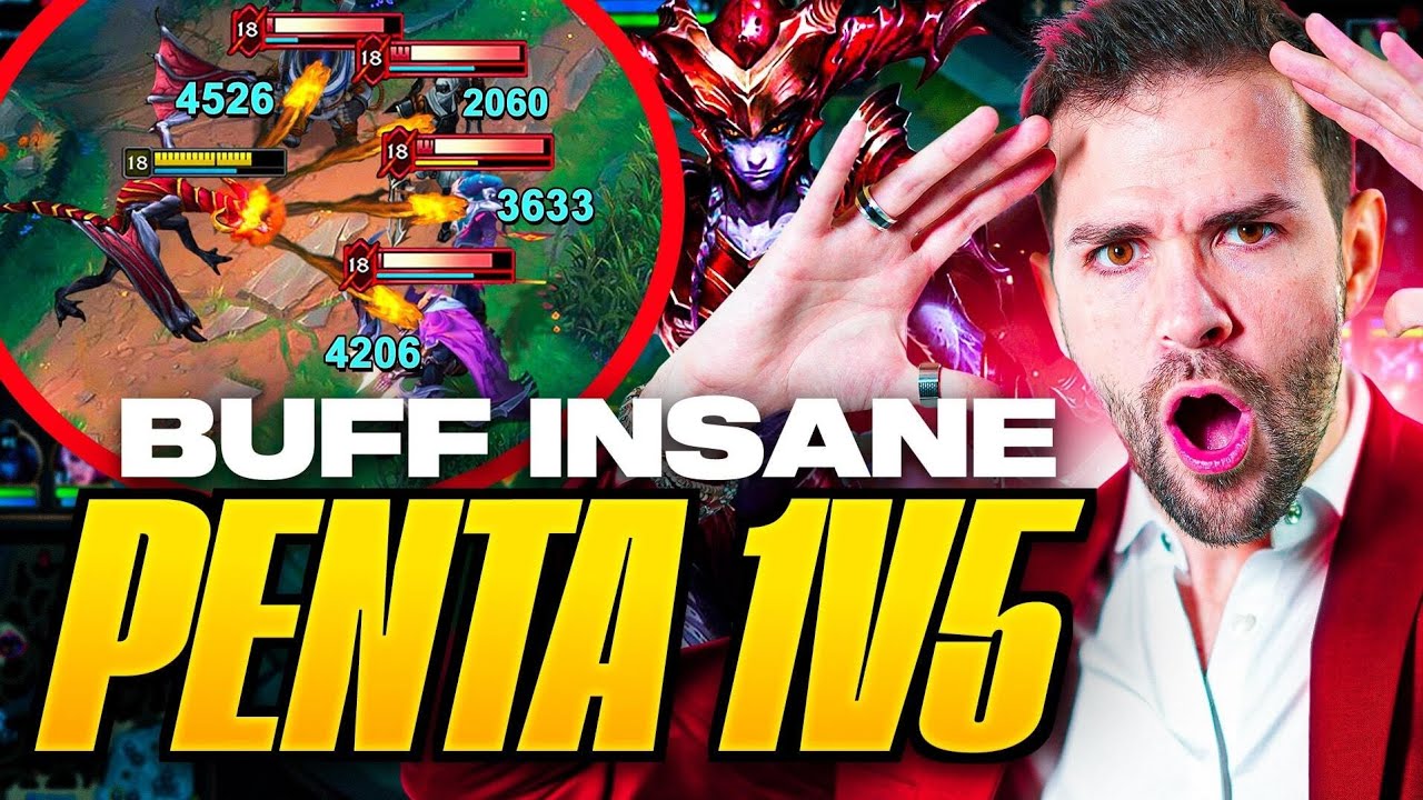 MON PENTAKILL 1v5 SCANDALEUX.. car RIOT A TROP BUFF CE PERSO !
