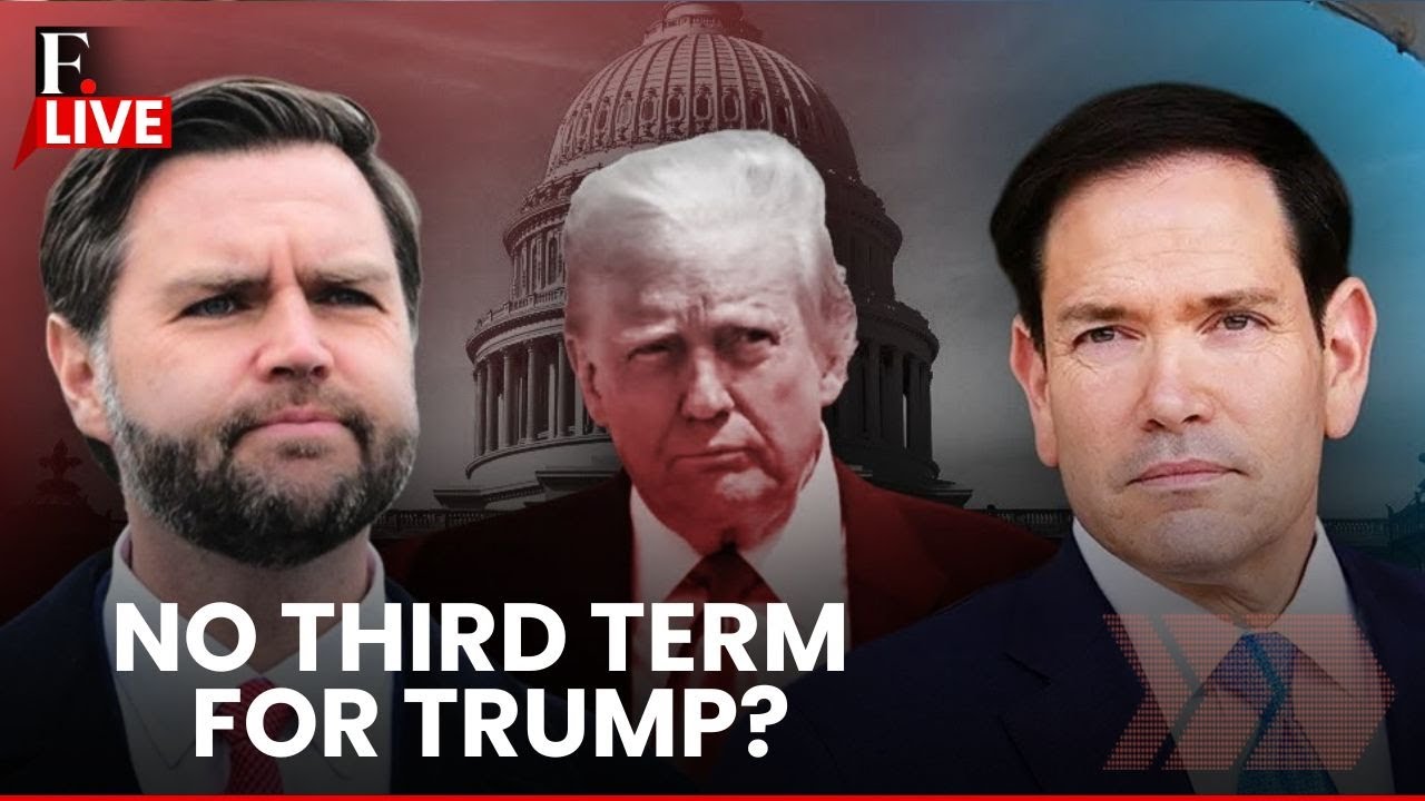 LIVE: Trump Endorses Vance and Rubio for 2028, Won't Run for Third Term? Firstpost America