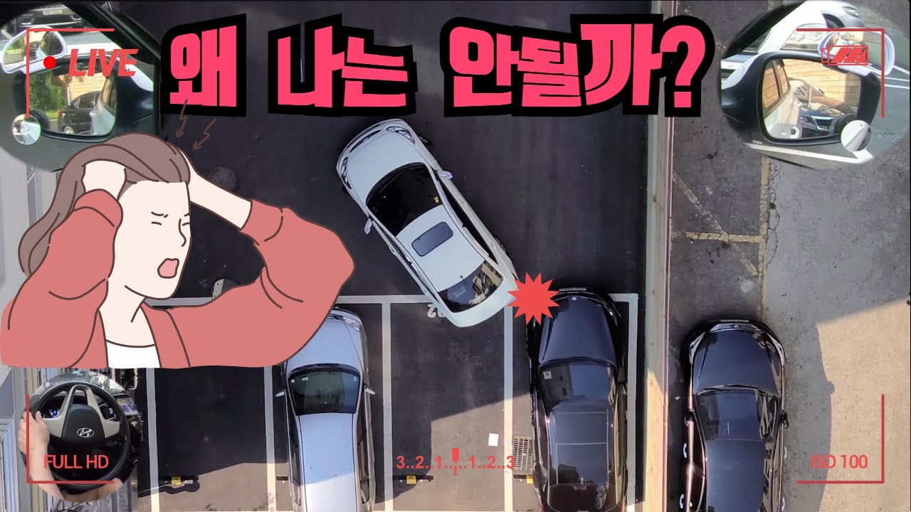 [초보운전탈출] &hearts; 주차의 완성은 수정입니다 / 이 방법만 알면 주차는 끝 / 미남의운전교실