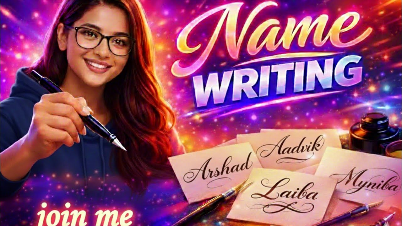 I write my subscribers name ✍️❤🥰