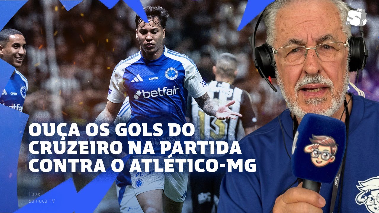 OU&Ccedil;A OS GOLS DA VIT&Oacute;RIA DO CRUZEIRO NO CL&Aacute;SSICO NA VOZ DE ALBERTO RODRIGUES