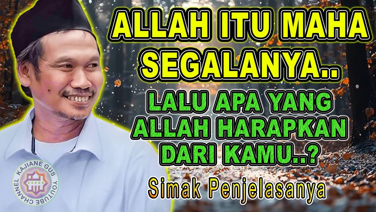 GUS BAHA - ALLAH ITU MAHA SEGALANYA LALU APA YANG DIHARAPKAN DARI KAMU?  #gusbahaterbaru #gusbaha