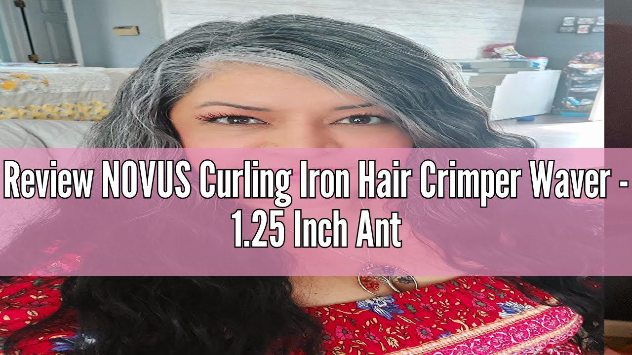 Review NOVUS Curling Iron Hair Crimper Waver - 1.25 Inch Anti-Scald Rovy Waves Curling Wand, Ionic D