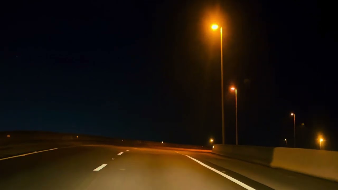 🌙🚗 Night Drive from Hollywood to Plantation, Florida – Silent Streets View