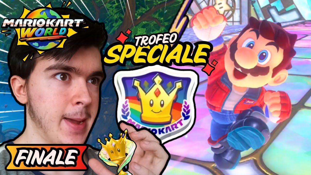 Gran FINALE sulla Pista ARCOBALENO! 🌈 - Mario Kart World ITA - Trofeo SPECIALE