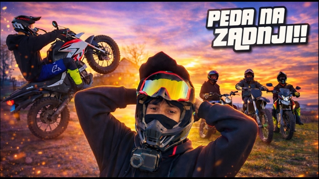 DIŽEMO PEDU NA ZADNJI | PEDA TEK 125 motovlog