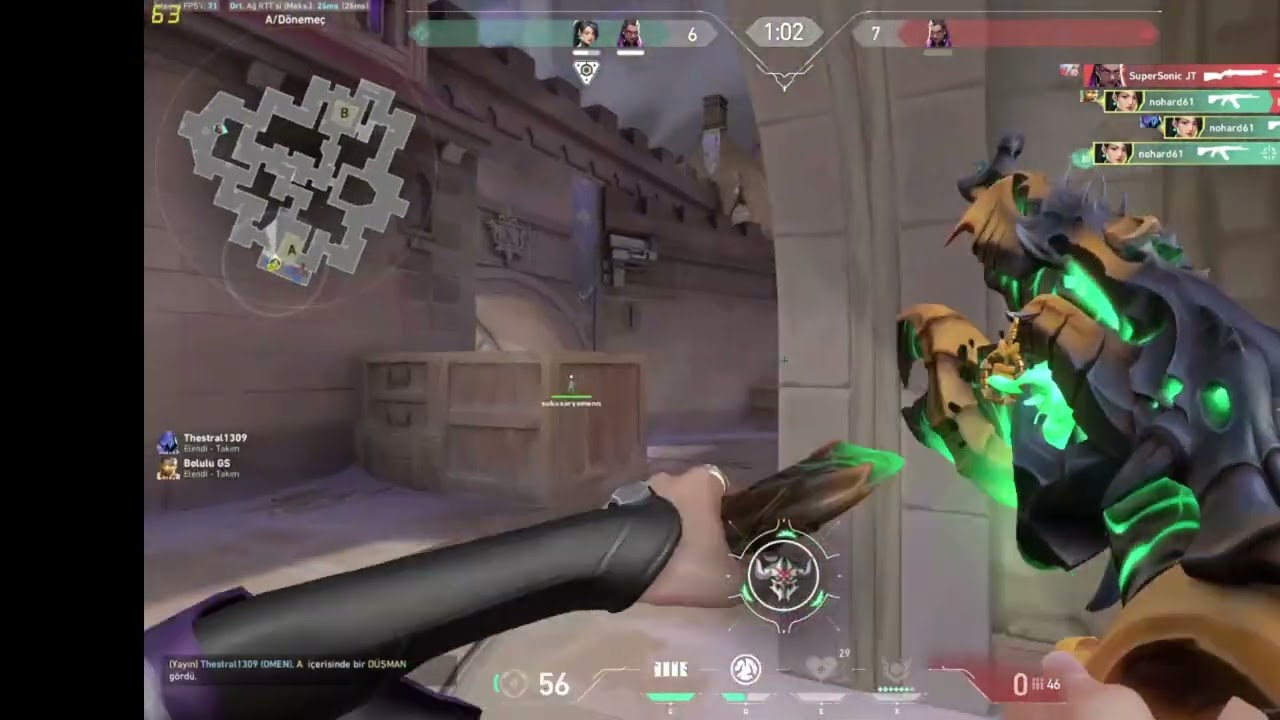 VALORANT 1V4 CLUTCH!/( EKİPMANLAR AÇIKLAMADA)