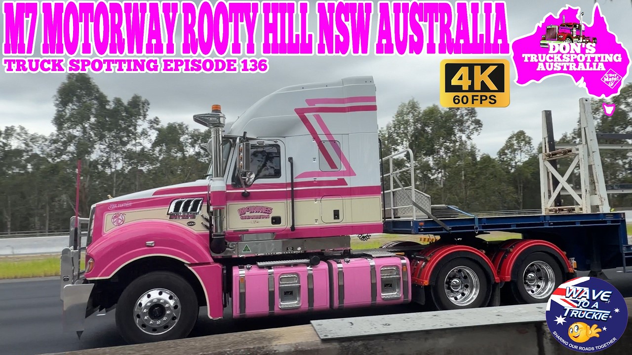 Don's Aussie Truck Spotting Episode 136 M7 Motorway Rooty Hill NSW Australia #truckspotting #trucks