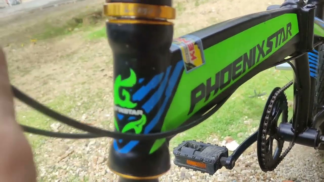 Unboxing dan pasang headset bearing Litepro di sepeda lipat Phoenix star