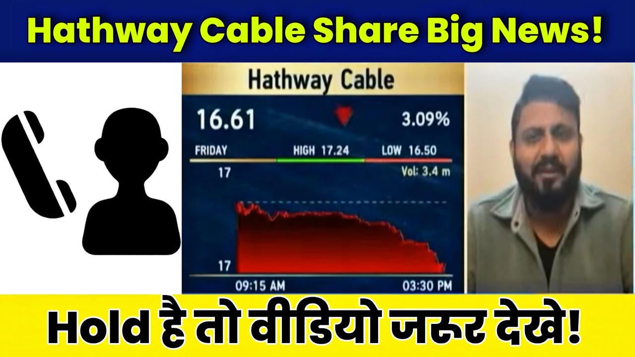 Hathway Cable Share Latest News Today | Hathway Cable Share Target, Analysis