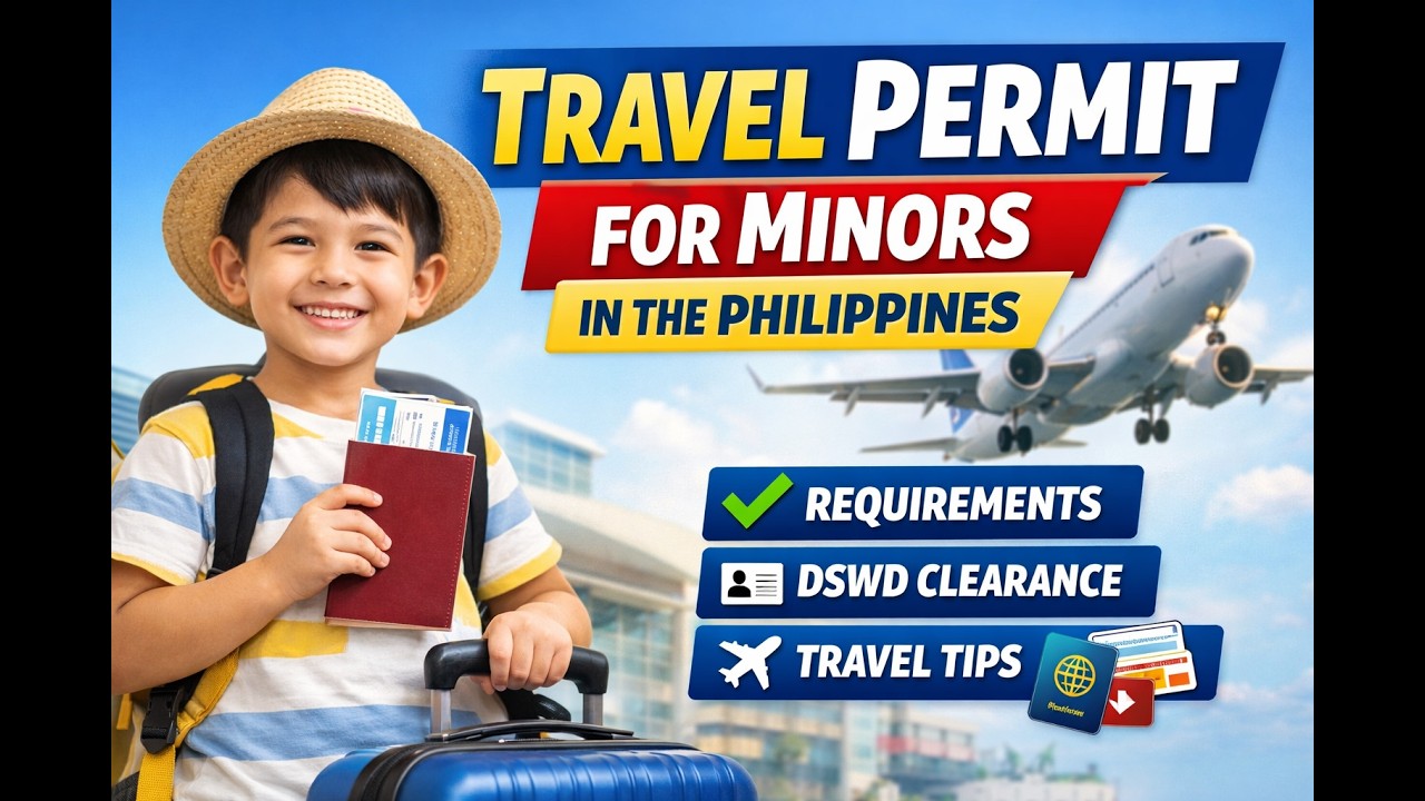 DSWD Travel Clearance for Minor/Requirements  and Application Guide✈️
