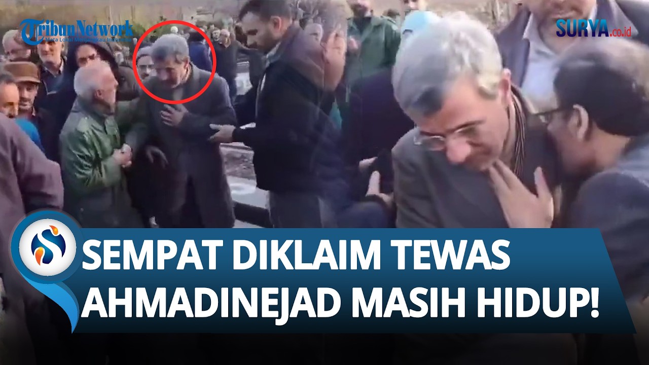 KEBOHONGAN AS TERBONGKAR! Sempat Klaim Ahmadinejad Tewas, Ternyata Eks Presiden Iran Masih Hidup!