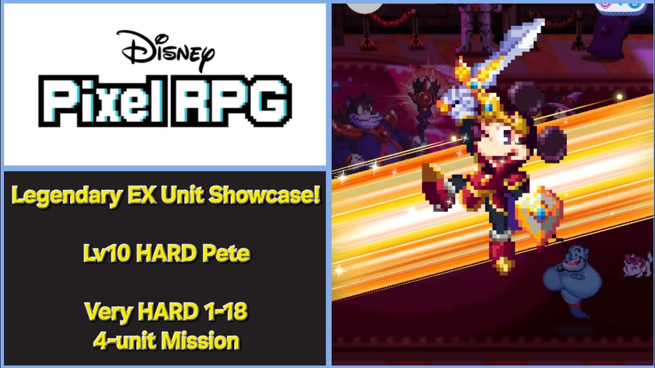 Disney Pixel RPG | Легендарная ролевая игра Микки и Дональда! Уровень 10 СЛОЖНЫЙ Пит и ОЧЕНЬ СЛОЖ...