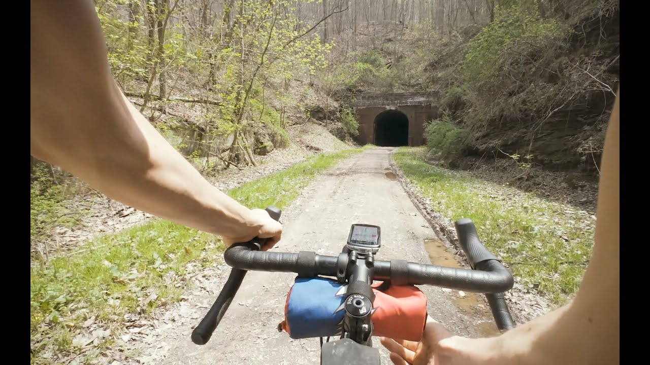 Gravel Biking West Virginia's North Bend Rail Trail | Full Length Gravel Bike Ride