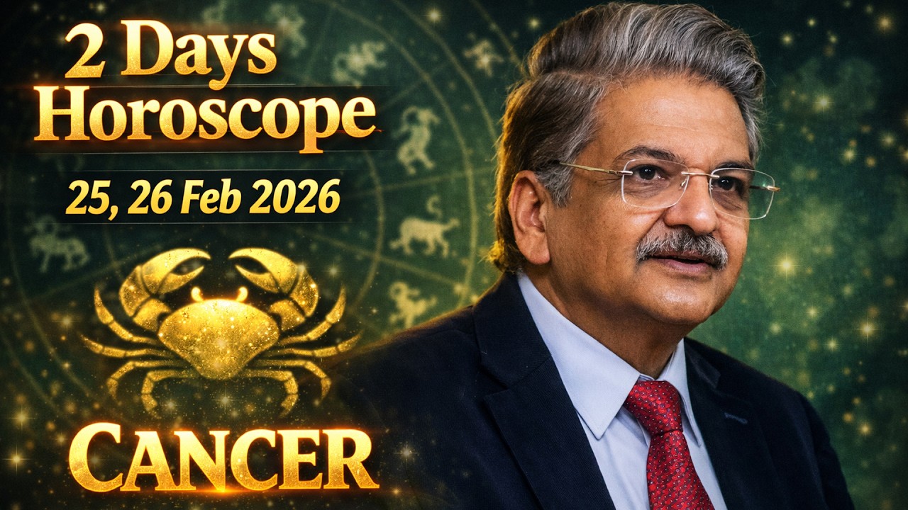 Cancer Weekly Horoscope  | 25, 26 February 2026 |  Syed M Ajmal Rahim