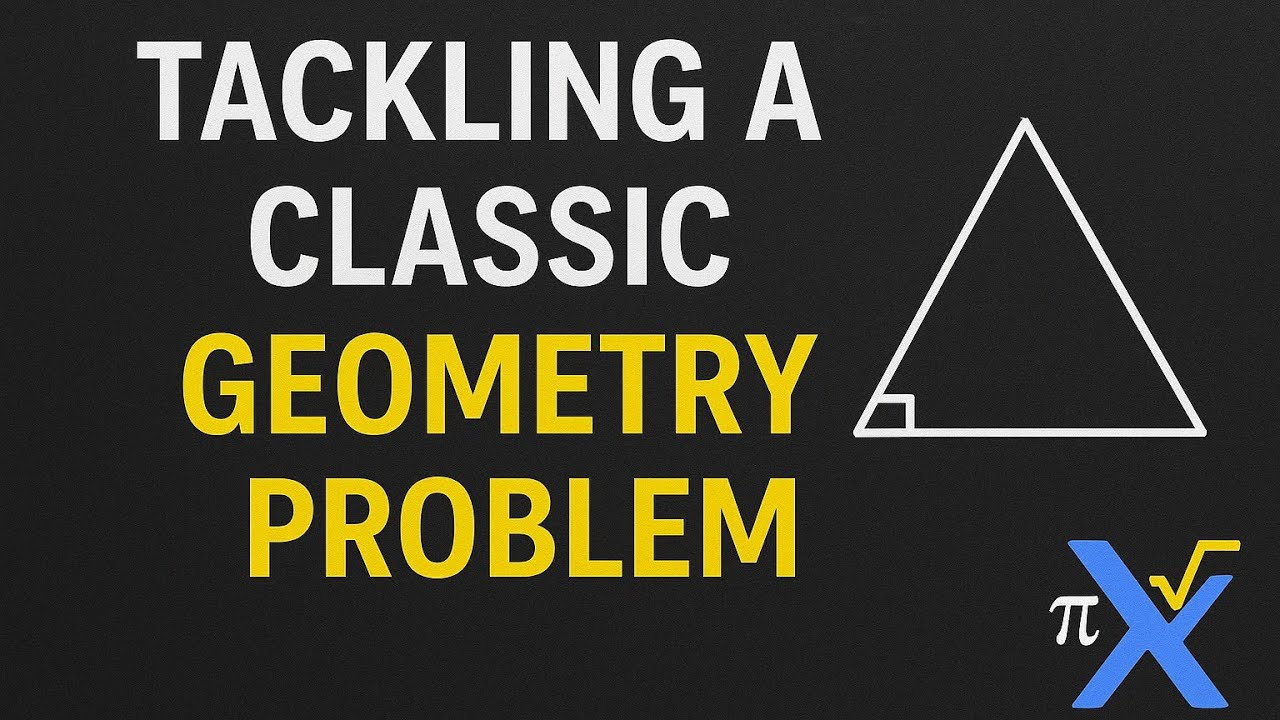 Tackling a classic geometry problem step-by-step