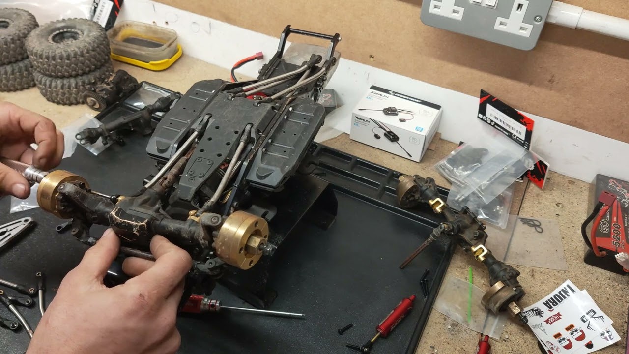 injora lcg chassis for trx4 part 2