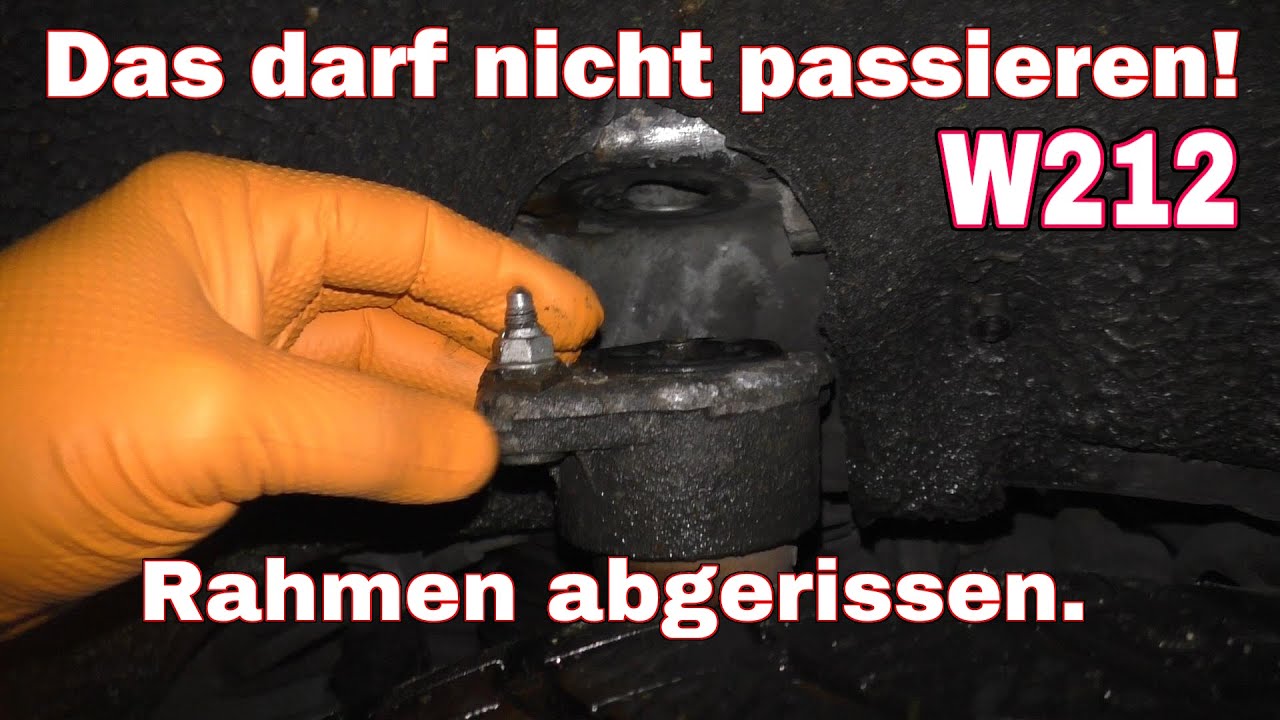 W212 Rost Katastrophe! Darum ist mein Federbein einfach ABGERISSEN Unbedingt pr&uuml;fen!