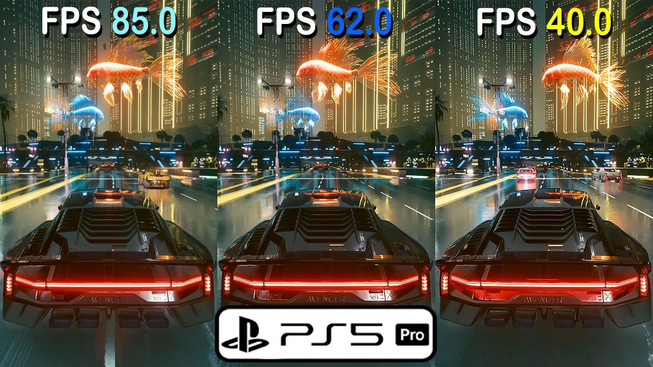 Cyberpunk 2077 - PS5 PRO Patch Graphics & Frame Rate Comparison (PSSR 2/120hz/VRR)