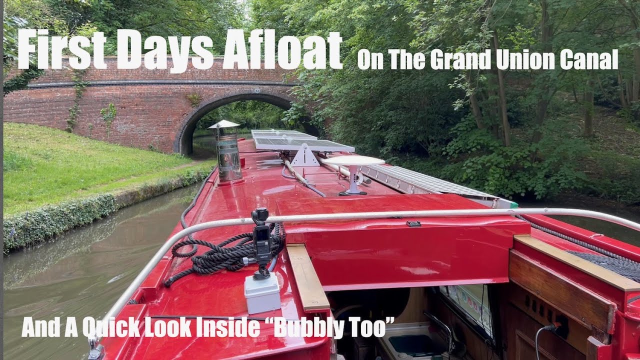 2. Early Days Afloat & A Quick Tour Of My Narrowboat.